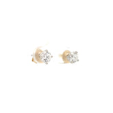 14k White Gold 1.50ct  G VS2 Round Diamond Stud Earrings